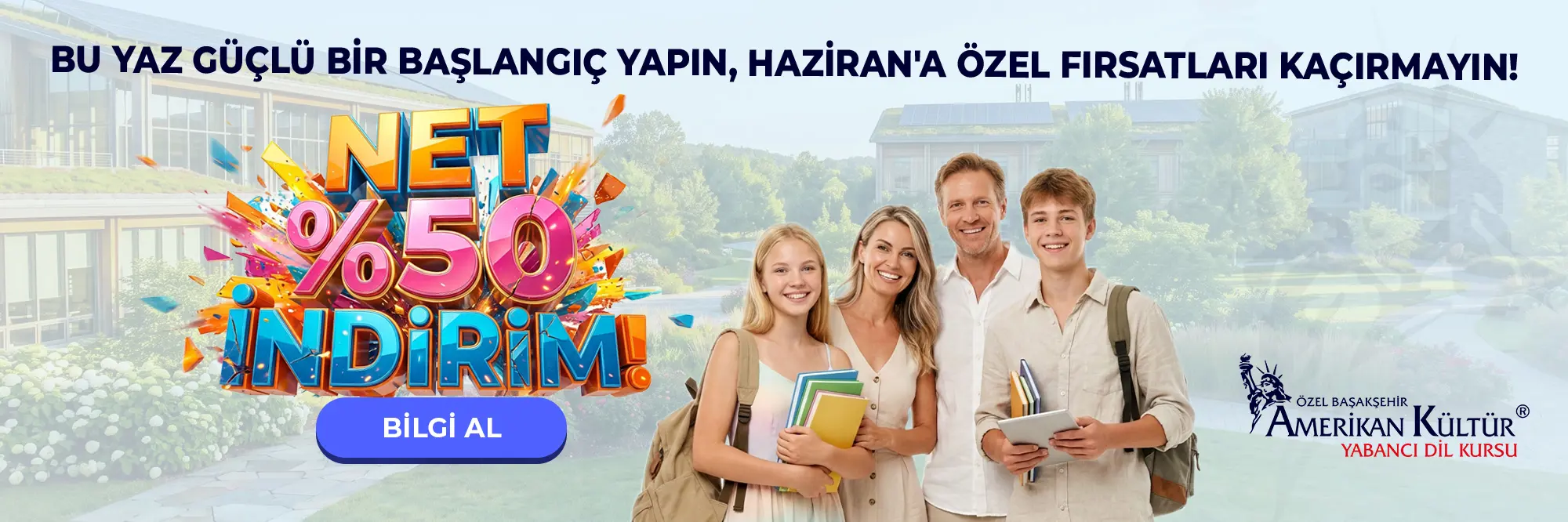 Haziran'a Özel Fırsatları Kaçırmayın! Net %50 İndirim!